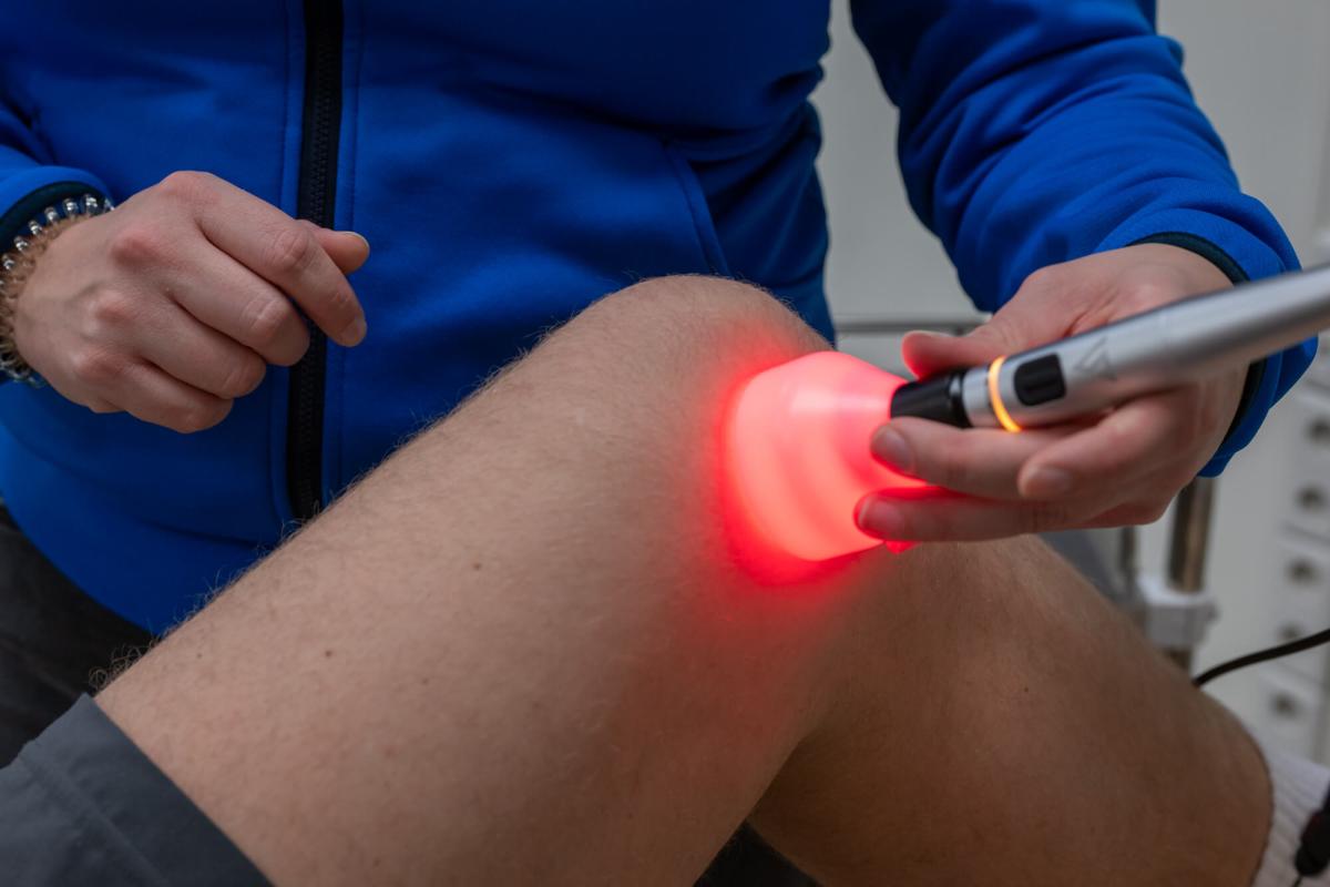 Lasertherapie bij een spierscheur