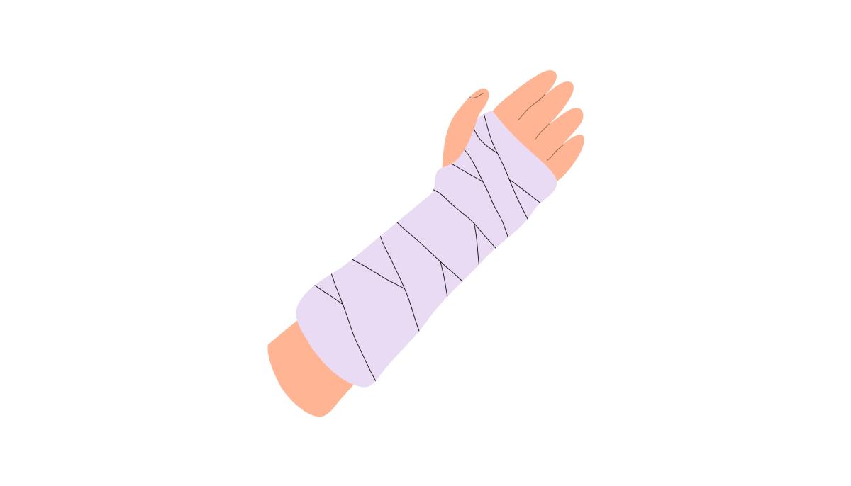 Sportblessure illustratie